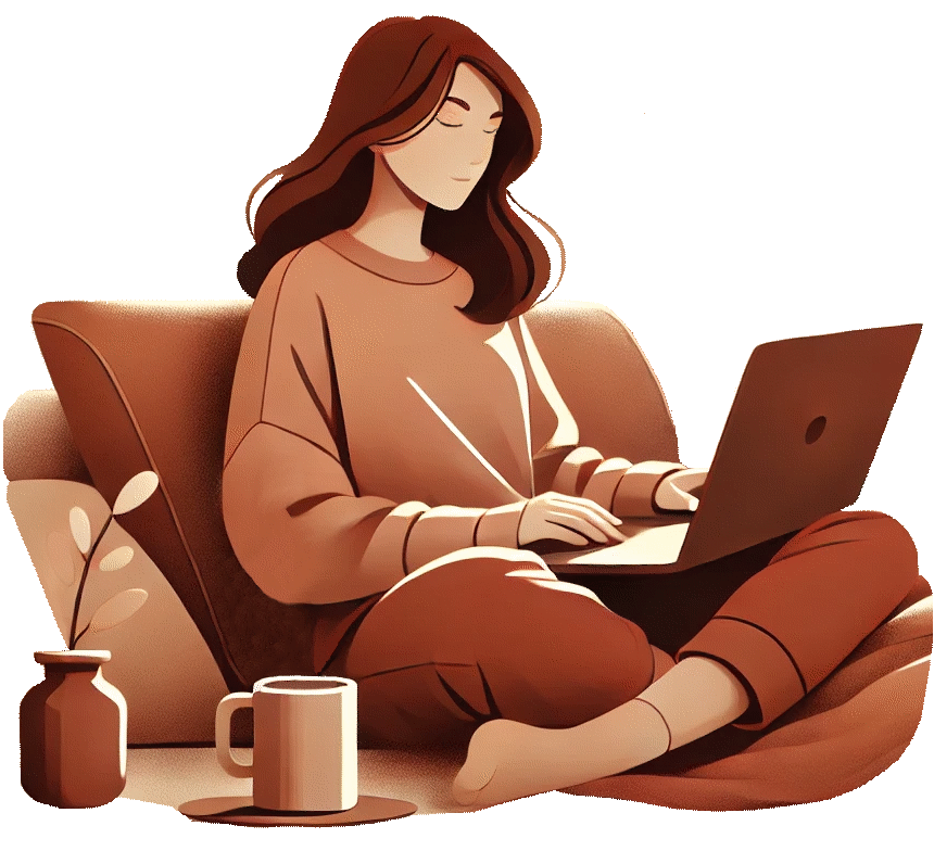Beautiful fall landscape or web development themed image